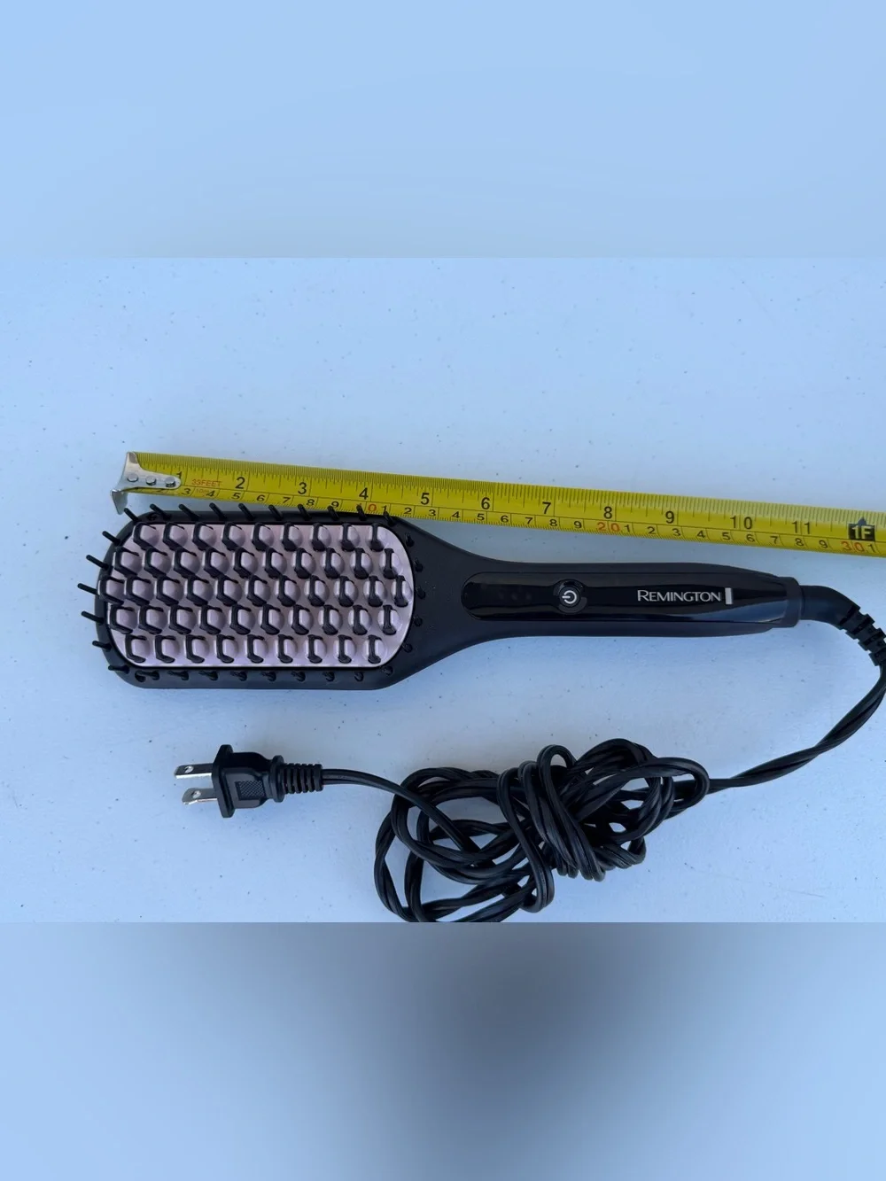 Remington Pro Pearl CB7400Heated Straightening Hair Styling Brush Black